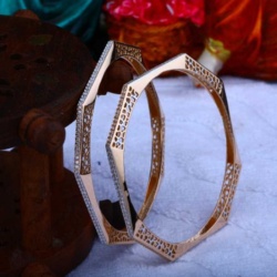 18 K Gold Bangles. NJ-B0643